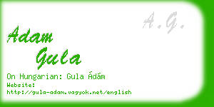 adam gula business card